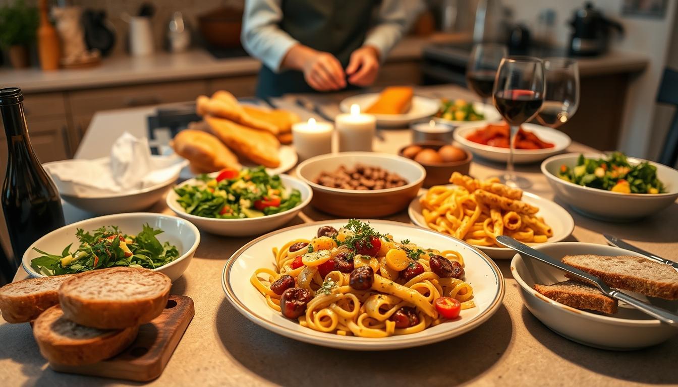 Healthy home cooking bowl